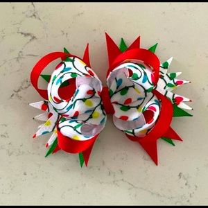 Handmade Stacked Christmas Bow